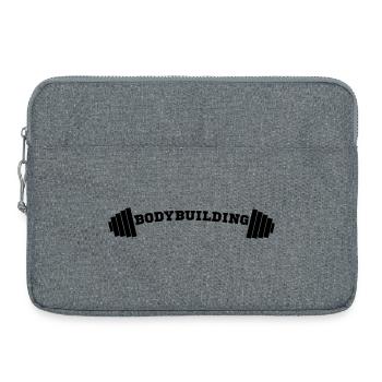 Bodybuilding - Laptoptasche 15" - Grau meliert - Vorne