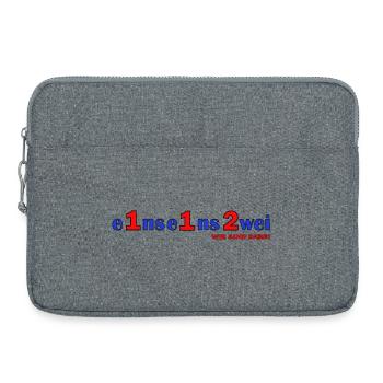 Eins Eins Zwei – Wir Sind Dabei - Feuerwehr - Laptoptasche 15" - Grau meliert - Vorne