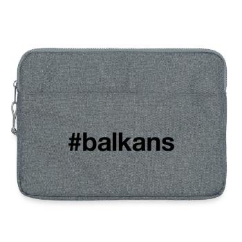 BALKANS Hashtag Balkan - Laptoptasche 15" - Grau meliert - Vorne