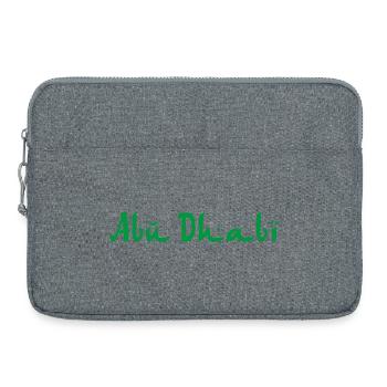 ABU DHABI - Sacoche pour ordinateur portable 15 pouces - gris chiné - Devant