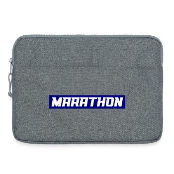 marathon - Laptop bag 15" - heather grey - Front