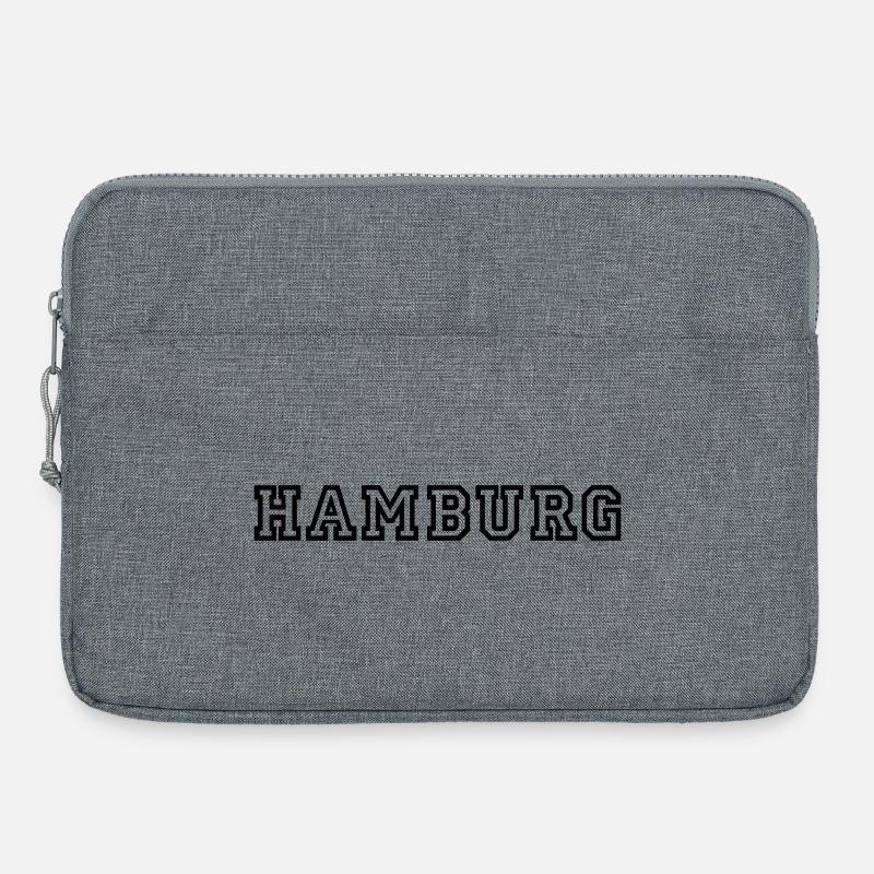 hamburg - Laptop bag 15" - heather grey