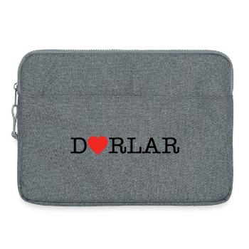 Dorlar - Sacoche pour ordinateur portable 15 pouces - gris chiné - Devant