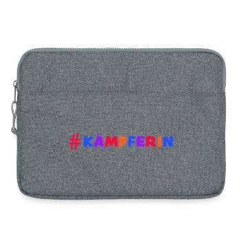 Combattant - Vous pouvez le faire ! -Porte-bonheur - Sacoche pour ordinateur portable 15 pouces - gris chiné - Devant