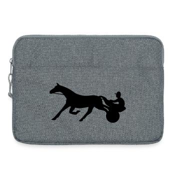 Harness Racing - Sacoche pour ordinateur portable 15 pouces - gris chiné - Devant