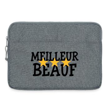 Meilleur Beauf - Sacoche pour ordinateur portable 15 pouces - gris chiné - Devant