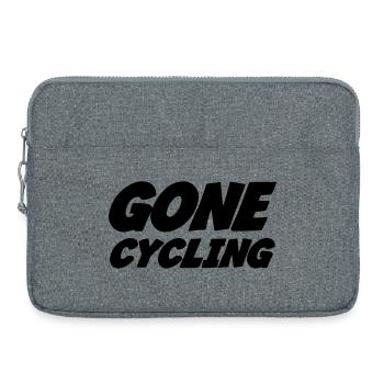 Cyclisme / Cycliste / Vélo / VTT / BMX - Sacoche pour ordinateur portable 15 pouces - gris chiné - Devant