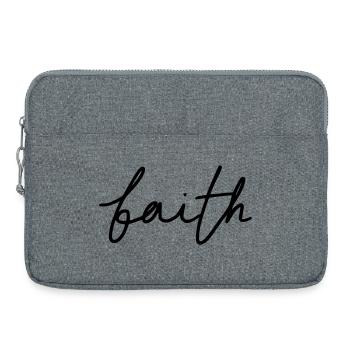 Foi - Sacoche pour ordinateur portable 15 pouces - gris chiné - Devant