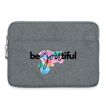 be you tiful - Laptoptasche 15" - Grau meliert - Vorne