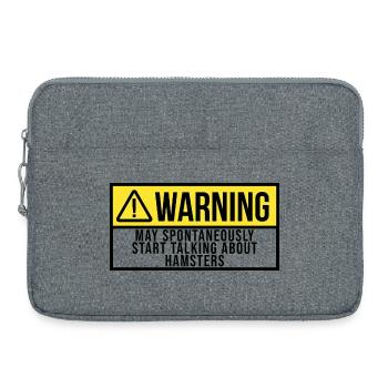 Hamster - Laptoptasche 15" - Grau meliert - Vorne