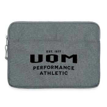 UQM Athletic-Performance Sportswear - Laptop bag 15" - heather grey - Front