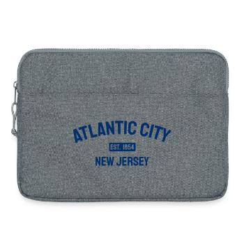 Atlantic City - Fondé en 1854 - New Jersey - États-Unis - Sacoche pour ordinateur portable 15 pouces - gris chiné - Devant
