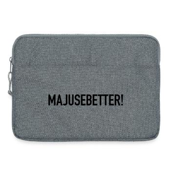 Majusebetter Maju Trier Spruch Mosel Dialekt - Laptoptasche 15" - Grau meliert - Vorne