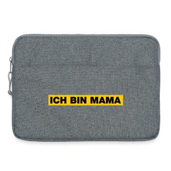 Ich bin MAMA - Laptoptasche 15" - Grau meliert - Vorne