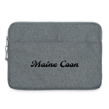 T-shirt typo Maine Coon style Molle - Sacoche pour ordinateur portable 15 pouces - gris chiné - Devant