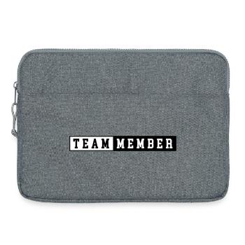 Team Member - Laptop bag 15" - heather grey - Front