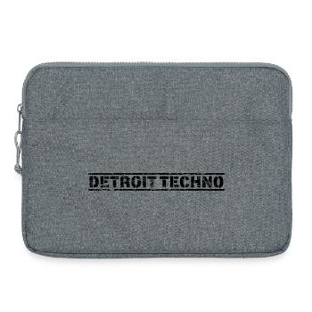 Techno de Détroit - Sacoche pour ordinateur portable 15 pouces - gris chiné - Devant