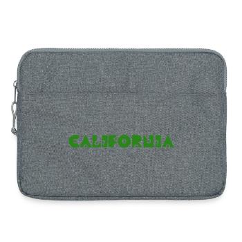 CALIFORNIE, Californie - Sacoche pour ordinateur portable 15 pouces - gris chiné - Devant