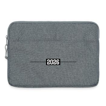 2026 - Sacoche pour ordinateur portable 15 pouces - gris chiné - Devant