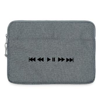 Musik - Laptoptasche 15" - Grau meliert - Vorne