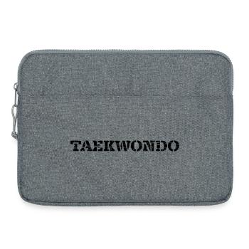 Taekwondo - Sacoche pour ordinateur portable 15 pouces - gris chiné - Devant