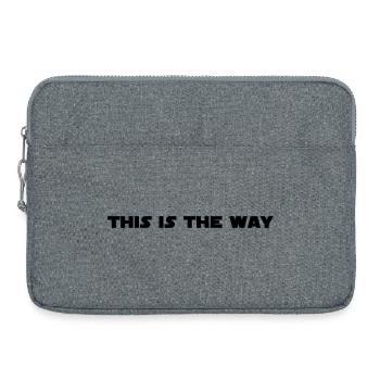 This Is The Way Sci-Fi Fans Black - Laptop bag 15" - heather grey - Front