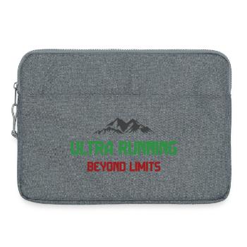 Ultra Running - Jenseits der Grenzen - Laptoptasche 15" - Grau meliert - Vorne