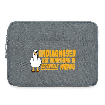 Undiagnosed But Something Is Definitely Wrong Möwe - Laptoptasche 15" - Grau meliert - Vorne