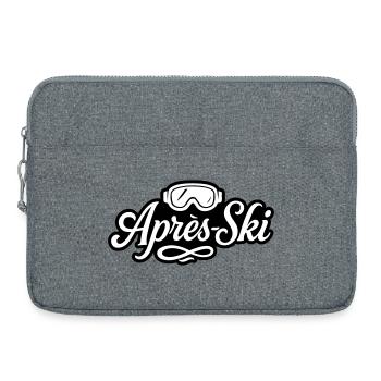 Lunettes de ski après ski Piste - Sacoche pour ordinateur portable 15 pouces - gris chiné - Devant