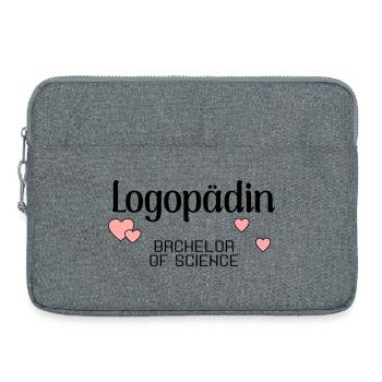 Programme de licence en orthophonie - Sacoche pour ordinateur portable 15 pouces - gris chiné - Devant