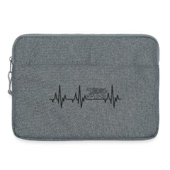 Herzschlag Rostock Greif - Laptoptasche 15" - Grau meliert - Vorne
