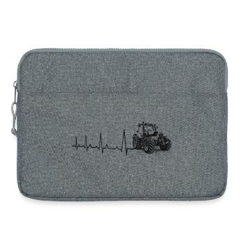 Heartbeat Farmer - Agriculture Vie rurale - Sacoche pour ordinateur portable 15 pouces - gris chiné - Devant