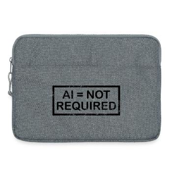 AI = not required (black) - Laptoptasche 15" - Grau meliert - Vorne