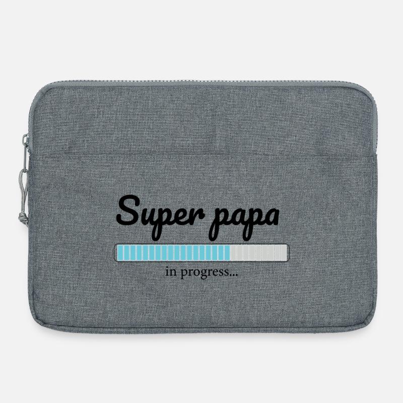 SuperPapa - Laptoptasche 15" - Grau meliert