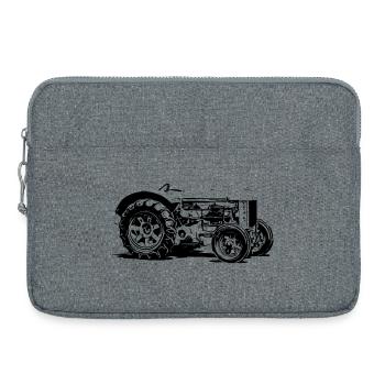 Alter Model F Traktor - Laptoptasche 15" - Grau meliert - Vorne