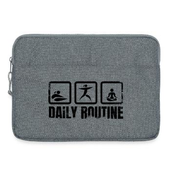 Yogi Daily Routine - Laptop bag 15" - heather grey - Front