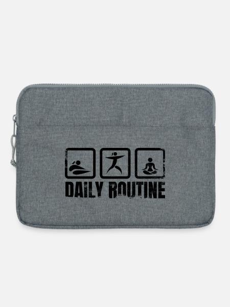 Yogi Daily Routine - Laptoptasche 15" - Grau meliert