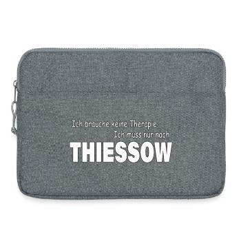 Therapie THIESSOW - Laptoptasche 15" - Grau meliert - Vorne