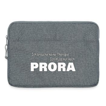 PRORA Therapy - Laptop bag 15" - heather grey - Front