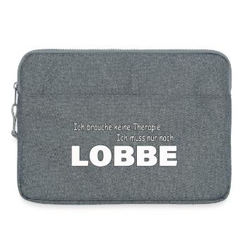 Therapy LOBBE - Laptop bag 15" - heather grey - Front
