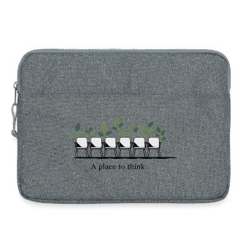 Üppige Thinkspace-Stühle - Laptoptasche 15" - Grau meliert - Vorne