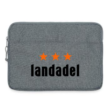 Noblesse terrienne avec des étoiles - Sacoche pour ordinateur portable 15 pouces - gris chiné - Devant