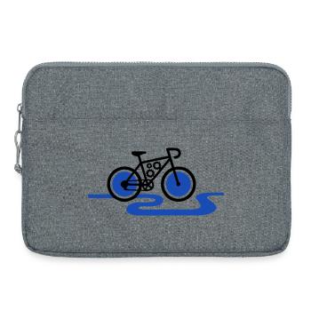 Modern E-Bike Gear Motor - Laptop bag 15" - heather grey - Front