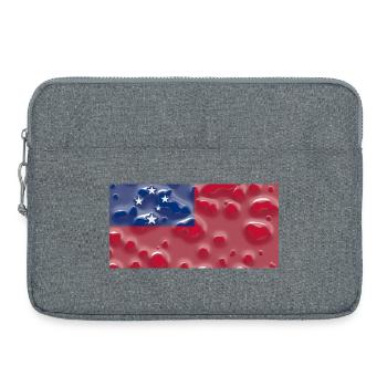 Country Samoa - Laptop bag 15" - heather grey - Front