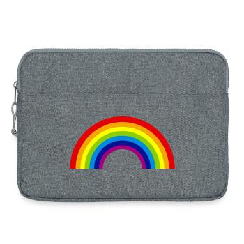 regenbogen - Laptoptasche 15" - Grau meliert - Vorne
