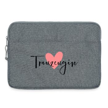 Maid of honor heart - Laptop bag 15" - heather grey - Front