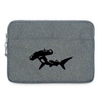 Hammerhai - Laptoptasche 15" - Grau meliert - Vorne