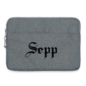 Sepp - Laptoptasche 15" - Grau meliert - Vorne