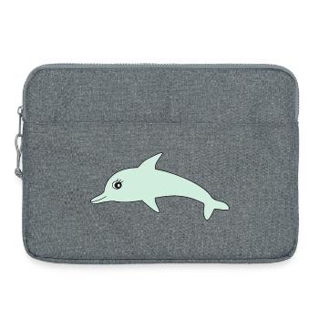 Delfin Delphine - Laptoptasche 15" - Grau meliert - Vorne