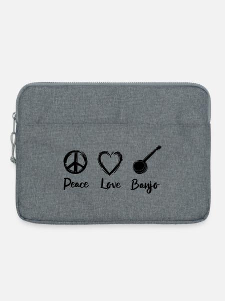 Banjo Liebe - Laptoptasche 15" - Grau meliert